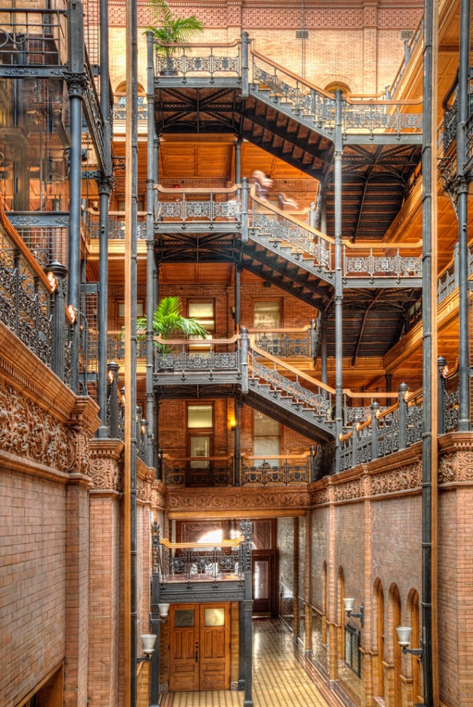 Bradbury Building Lobby, 304 South Broadway, Los Angeles, CA